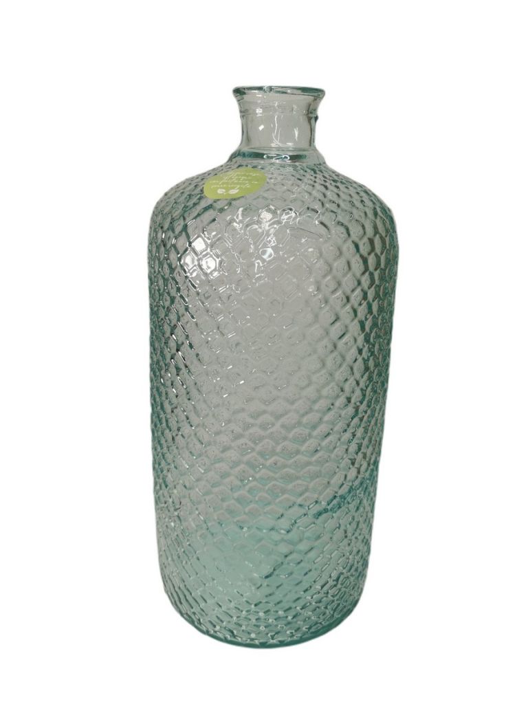 VASE SERENA DECO EN VERRE RECYCLE 7 LITRES 18.5 X 42 CM - Photo N°2