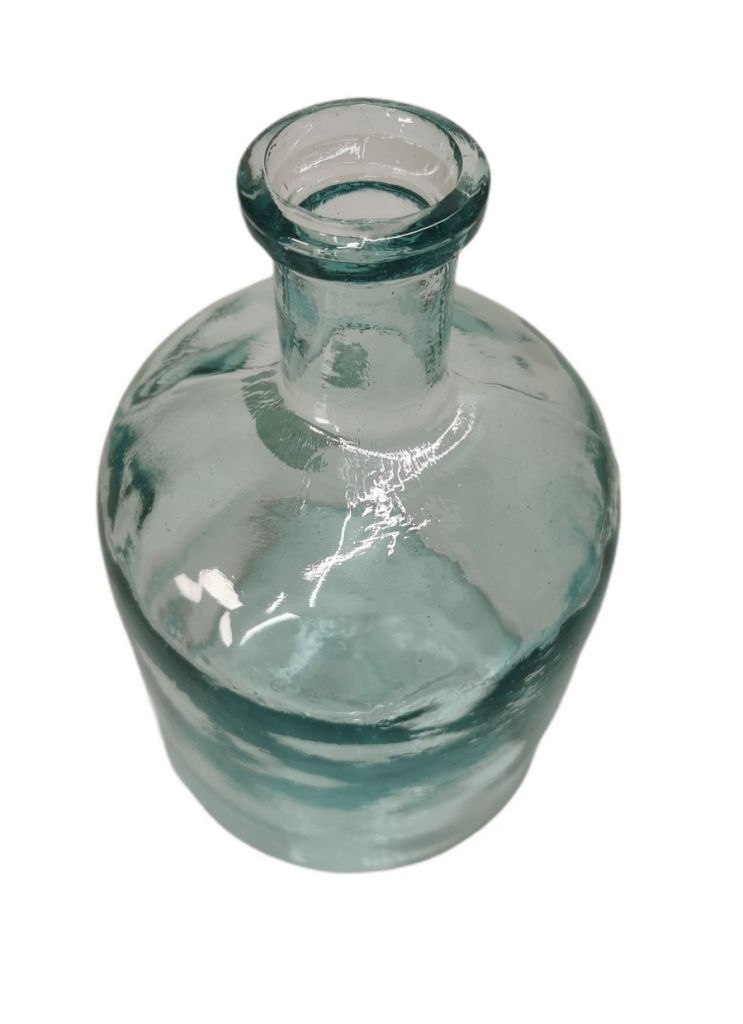 VASE CAMILLE DECO EN VERRE RECYCLE 2.2 LITRES 15 X 25 CM - Photo N°3