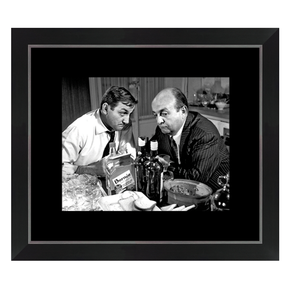 IMAGE ENCADREE LES TONTONS FLINGUEURS DUO CADRE NOIR 40 X 46 - Photo N°1