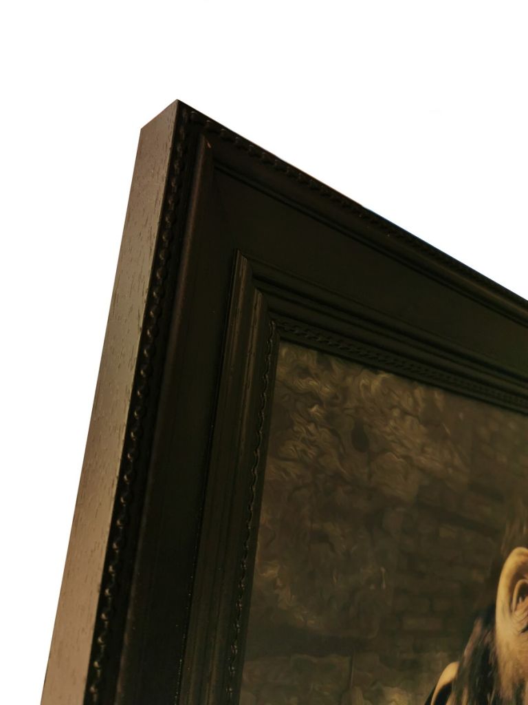 TOILE IMPRESSION S BINET LE POKER SINGE ET CHIEN 75 X 152 x 3 CM - Photo N°5