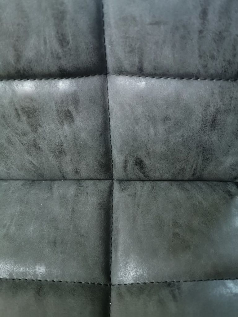 CHAISE DE BAR YEIMY PU COULEUR  NOIR REGLABLE  HAUTEUR 43  X 43  X 80/110CM - Photo N°5