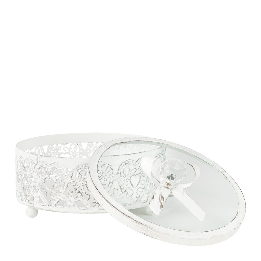 BOITE METAL ET VERRE ROMANTIQUE PM - Photo N°3