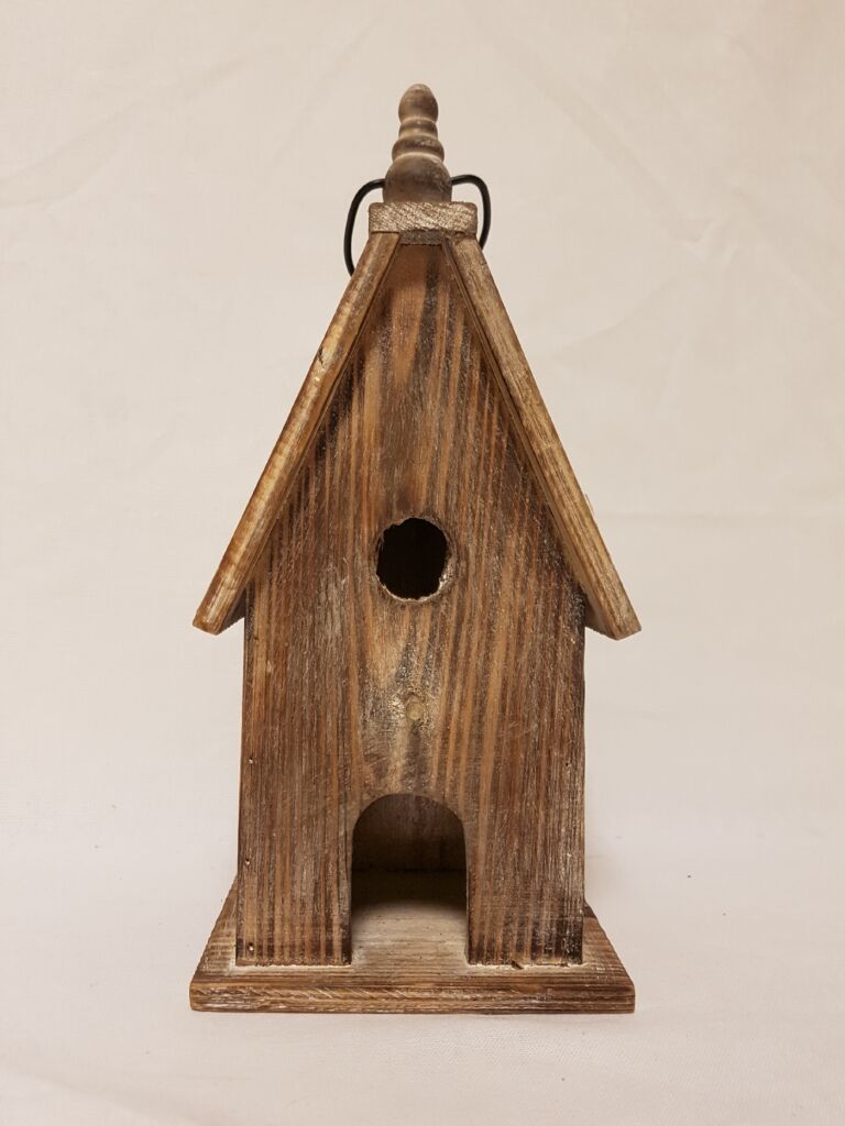 CABANE OISEAUX  EN BOIS 2 ENTREE 15 X 33.5 X 12 CM - Photo N°4