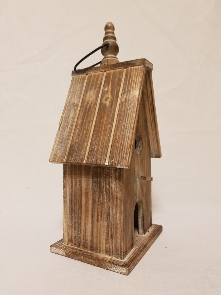 CABANE OISEAUX  EN BOIS 2 ENTREE 15 X 33.5 X 12 CM - Photo N°2