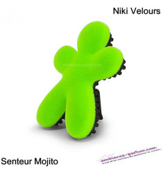 NIKI VELOURS VERT FLUO  SENTEUR MOJITO - Photo N°2
