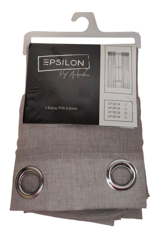 RIDEAU 130 X 280 CM MERVEILLE COULEUR  LIN - Photo N°4