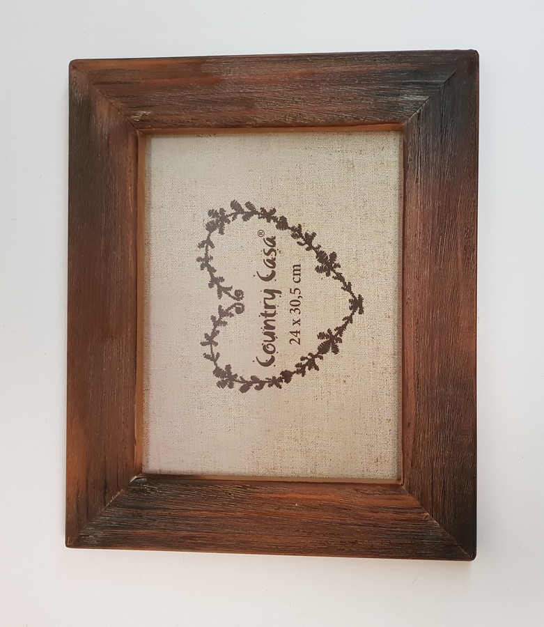 CADRE PHOTO EN PIN BROSSE 40.5 x 34 x 2.5 cm - Photo N°3