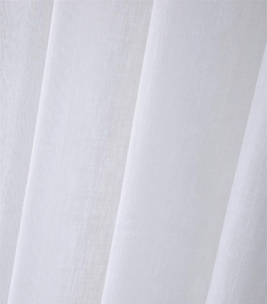 RIDEAU OEILLET PALOMA VOILE EN POLYESTER BLANC 140 X 260 CM - Photo N°2