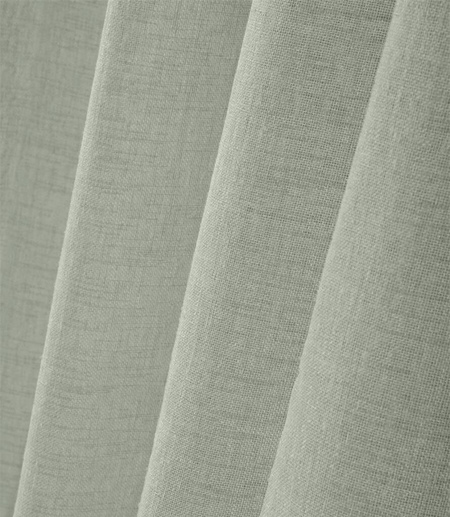 RIDEAU OEILLET PALOMA EN POLYESTER LICHEN 140 X 260 CM - Photo N°2