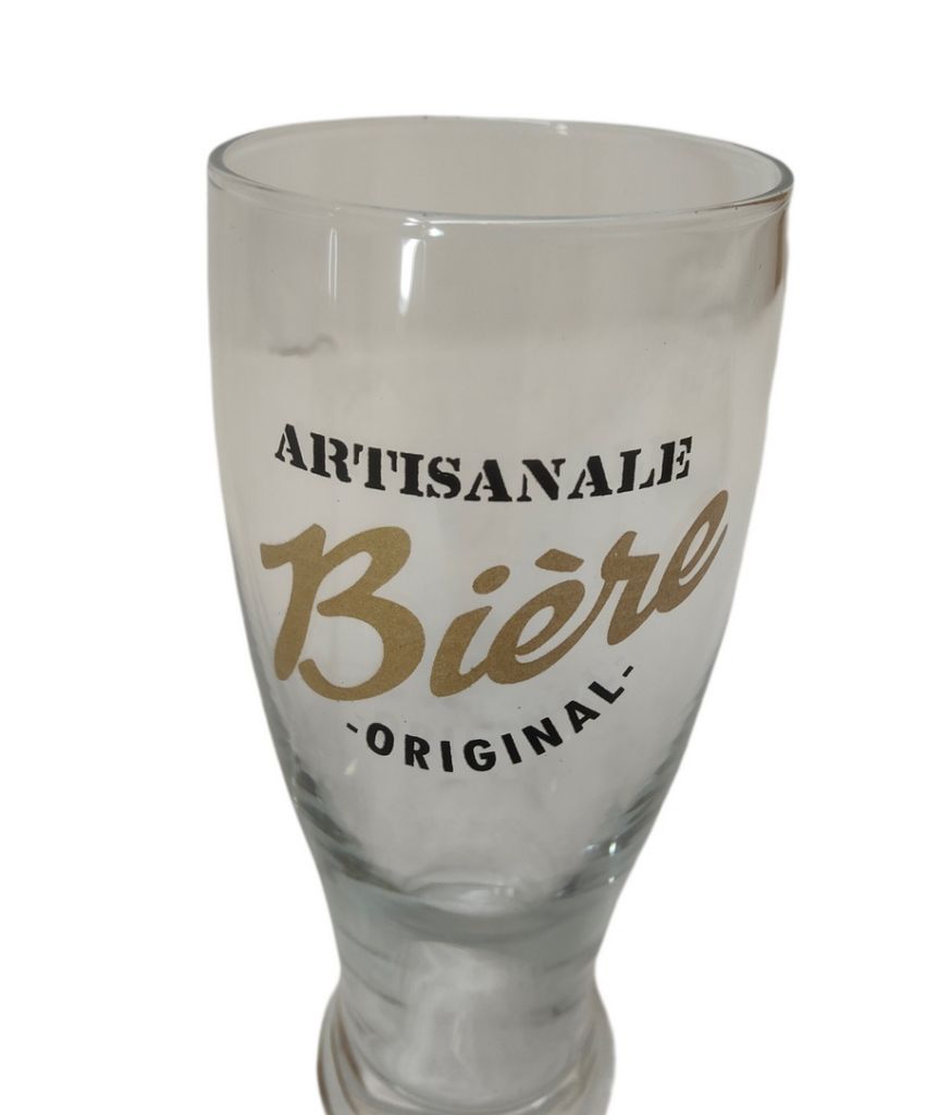 SET DE 2 VERRES A BIERE ARTISANALE ORIGINAL 33 CL - Photo N°4
