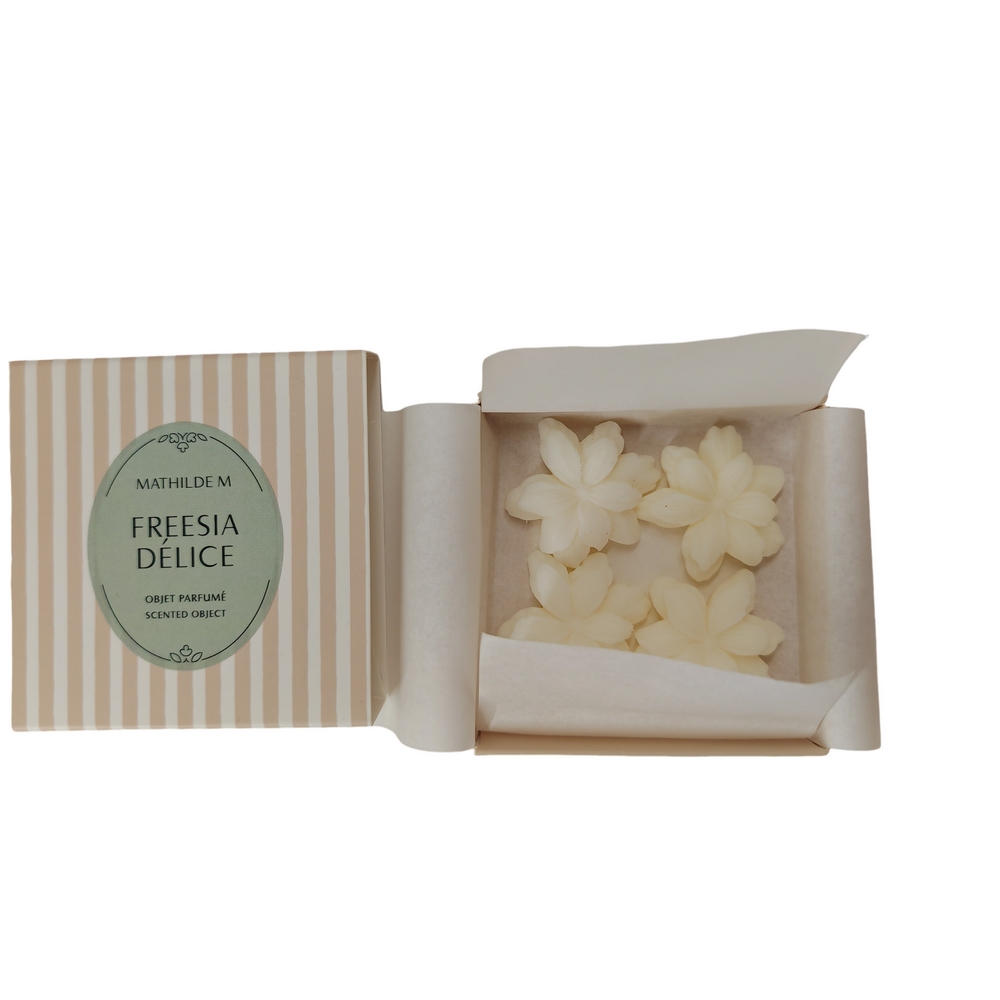 BOITE DE 4 DECORS FONDANTS SENTEUR FREESIA DELICE - Photo N°3