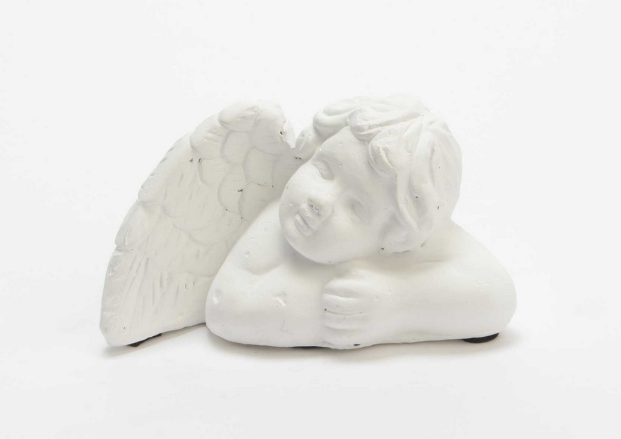 ANGE BLANC CROISSE 14 X 8 X 7 CM - Photo N°1