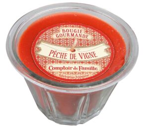 BOUGIES PECHE DE VIGNE GOURMANDE COMPTOIR DE FAMILLE