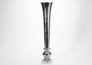 VASE TROMPETTE ALUMINIUM 70 CM DE HAUTEUR ET 15 CM DE DIAM
