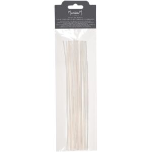 SACHET DE 14 TIGES DE MOELLE BLANCHE 30 CM