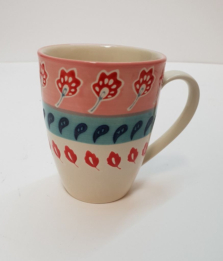 COFFRET MUG ROSE BOHO - Photo N°1