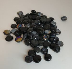 GALETS VERRE NOIR 400GRS