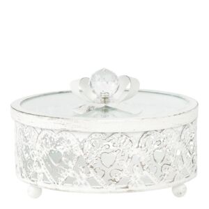 BOITE METAL ET VERRE ROMANTIQUE PM