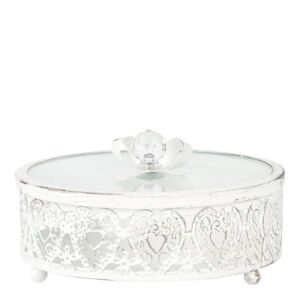 BOITE METAL ET VERRE ROMANTIQUE GM