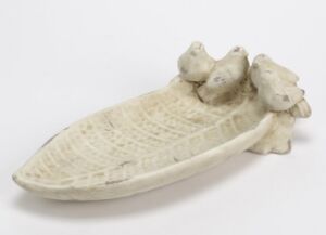 BAIN A OISEAU FEUILLE CREME