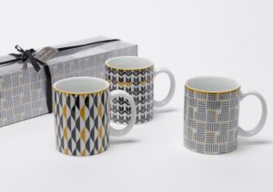 COFFRET 3 MUGS REPLAY 8 x 9.5 cm