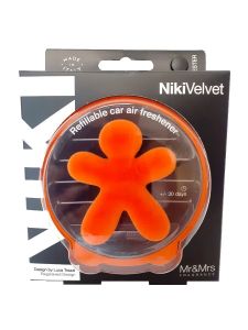NIKI VELOURS ORANGE FLUO  SENTEUR SPRITZ