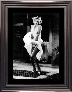 IMAGE ENCADREE MARYLIN MONROE CADRE PLOMB 60 X 80 CM