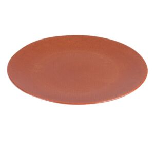 ASSIETTE PLATE VESUVIO TERRACOTTA 27 CM