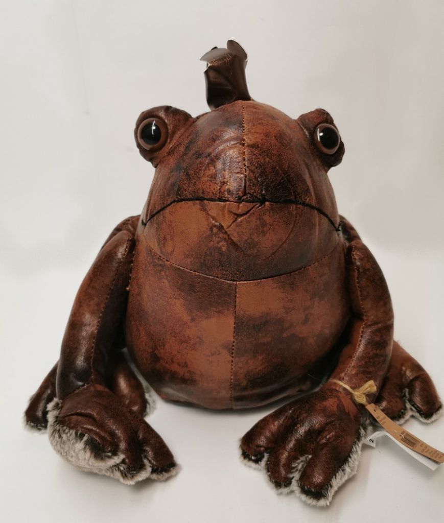 BLOQUE PORTE GRENOUILLE  FACON VIEUX CUIR 28 X 31 X 26 CM - Photo N°1