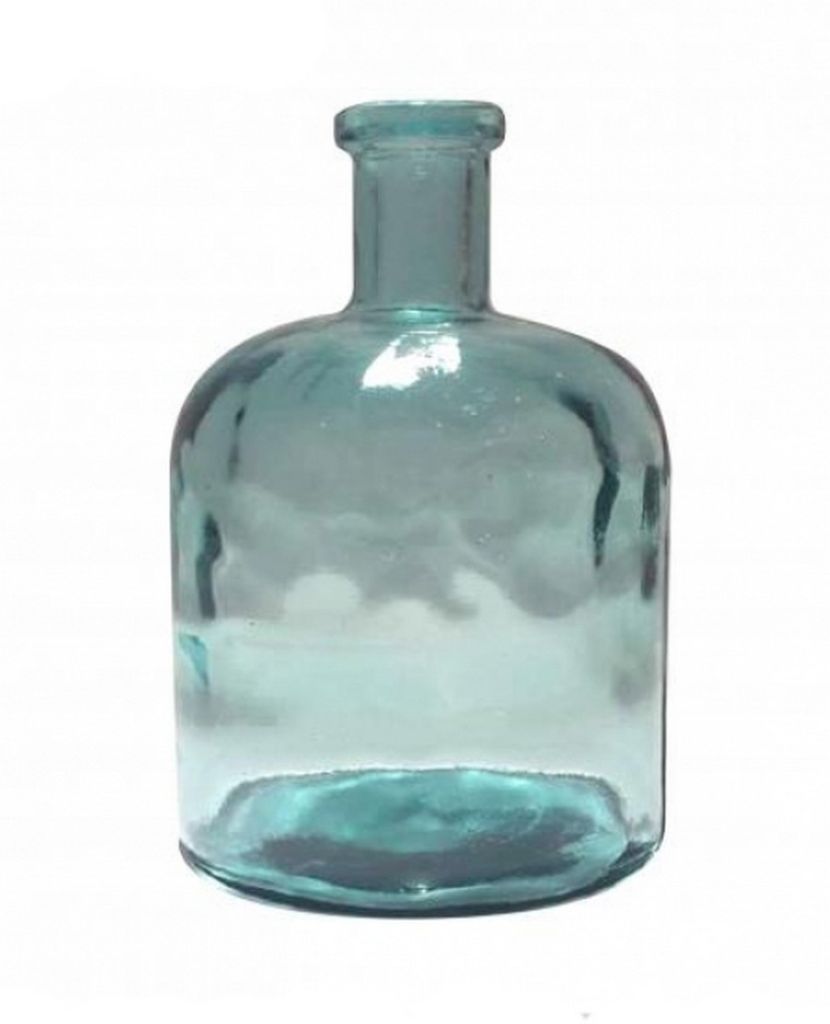 VASE CAMILLE DECO EN VERRE RECYCLE 2.2 LITRES 15 X 25 CM - Photo N°1