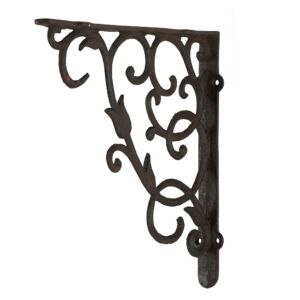 SUPPORT ETAGERE AVEC CROCHET GRAND MODELE 24 x 23.5 x 2.5 cm