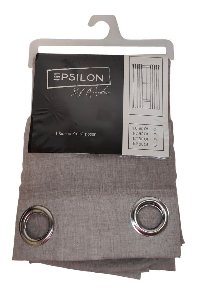 RIDEAU 130 X 280 CM MERVEILLE COULEUR  LIN - Photo N°1