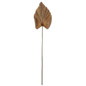 FEUILLE DECORATIVE SUR TIGE DE BAMBOU ET FEUILLE DE PALMIER SECHEES  25 X 200 CM