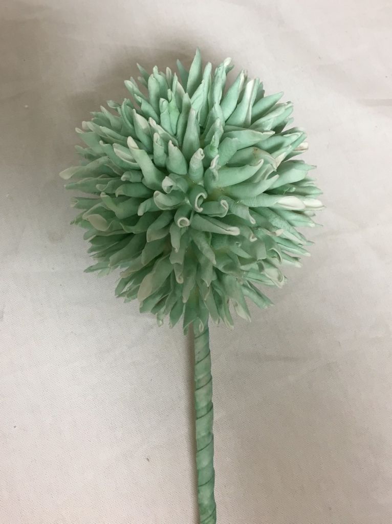 FLEUR PIKITA H 80 CM VERT OSLO diam 14 cm - Photo N°1