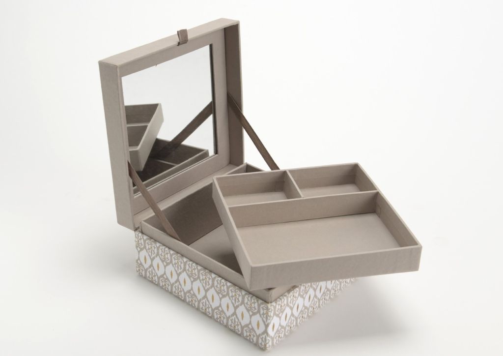 BOITE A BIJOUX ETHNIC GM 18 x 18 x 8 cm - Photo N°1