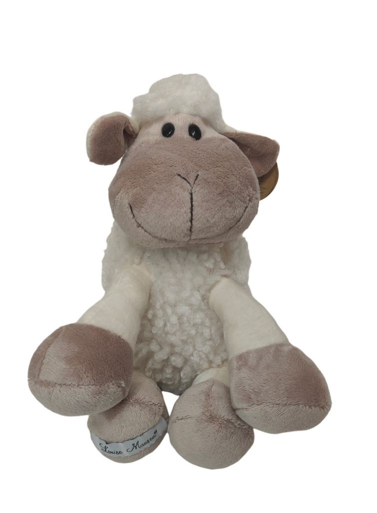 PELUCHE MOUTON BLANC NOMME EVY 21 CM - Photo N°5