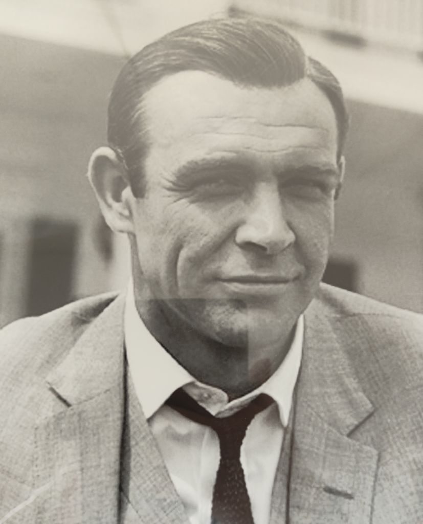 IMAGE ENCADREE SEAN CONNERY CADRE NOIR 40 X 46 CM - Photo N°2