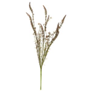 BRANCHE DE FLEURS TON ROSE ET BRUN 10 X 50 CM