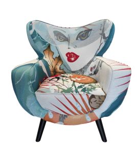 FAUTEUIL LOOP MACARENA 78 X 82 X 90 CM