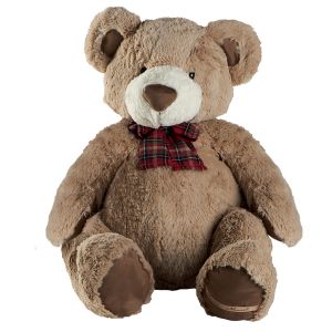 PELUCHE OURS DJEMY BEIGE 84 CM