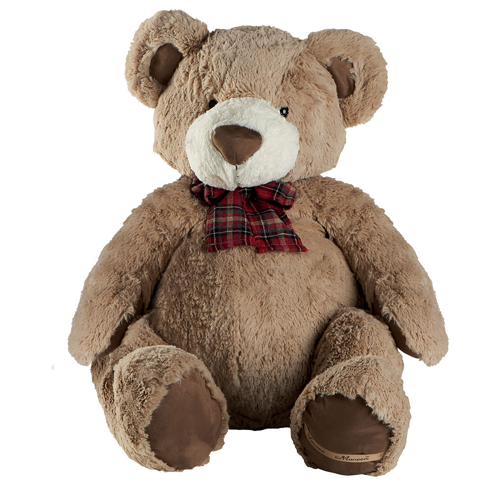 PELUCHE OURS DJEMY BEIGE 84 CM - Photo N°1