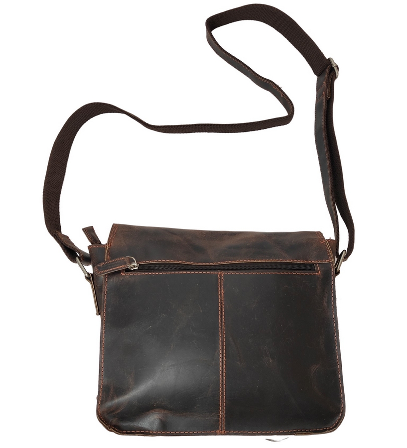 LE BAISE EN VILLE PEDRO DE MORGADO PIEL CUIR EPAIS BRUN 26 X 23 X 7.5 CM - Photo N°2