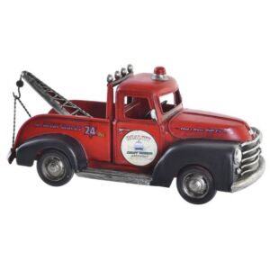 DEPANNEUSE METAL ROUGE GYROPHARE 29 X 12 X 12 CM