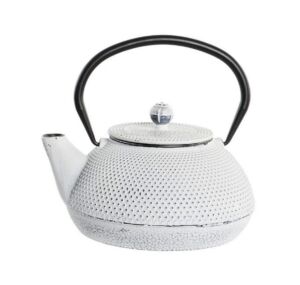 THEIERE FER FONTE  INOX 1.3 L BLANC 20 X 18 X 13 CM