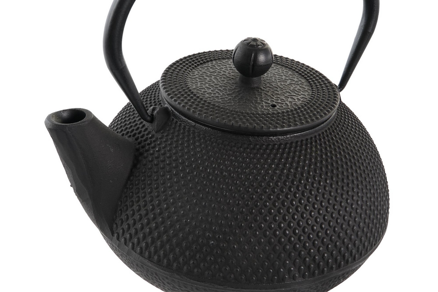 THEIERE FER FONTE  INOX 1.3 L NOIR 20 X 18 X 13 CM - Photo N°5