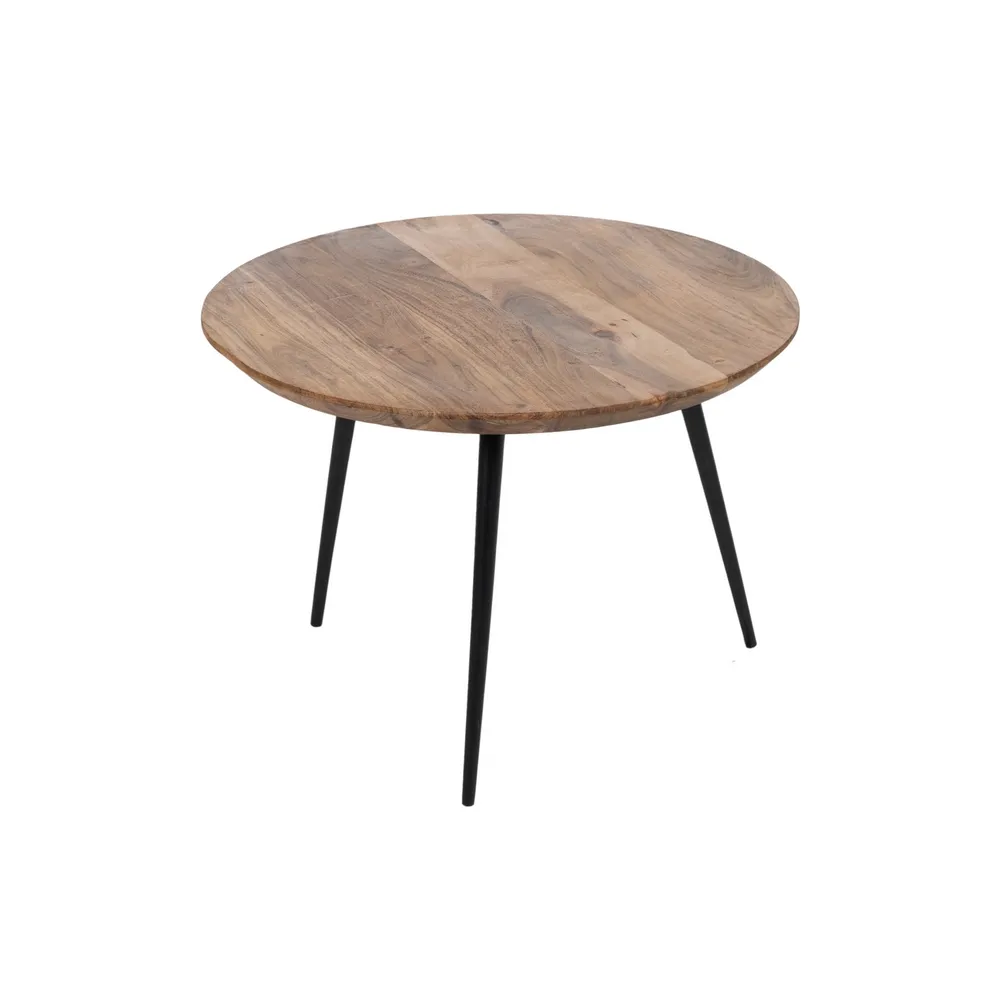 SET DE 3 TABLES BASSES GIGOGNES ACACIA 50 X 50 X 30- 50 X 50 X 40-50 X 50 X 45CM - Photo N°5