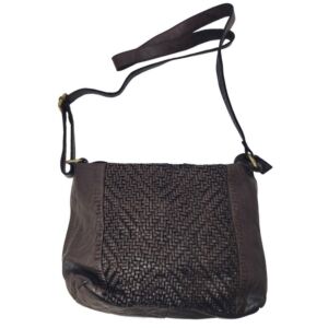 SAC CUIR COULEUR BRUN MODELE FELICITE 32 X 21 X 9.5 CM