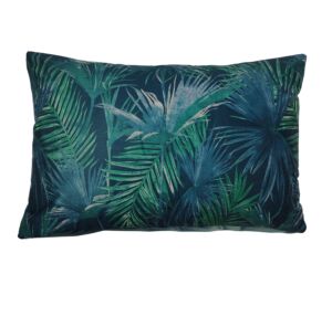 COUSSIN RAIN FOREST VELOURS ET LIN VISCOSE  40 X 60 580 GR DECOR JUNGLE