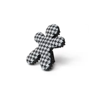 NIKI PIED DE POULE SENTEUR ORCHIDEE NOIR