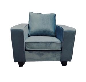 FAUTEUIL ZOOM 1 PLACE TISSU MONOLITH BLEU PETROLE  90 X 88 X 82 CM